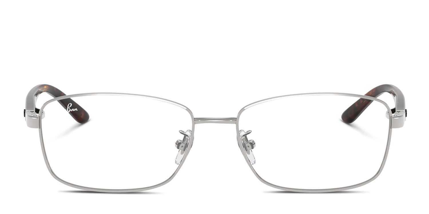 Ray-Ban RX6527D Silver glasses - Silver - Frontal View