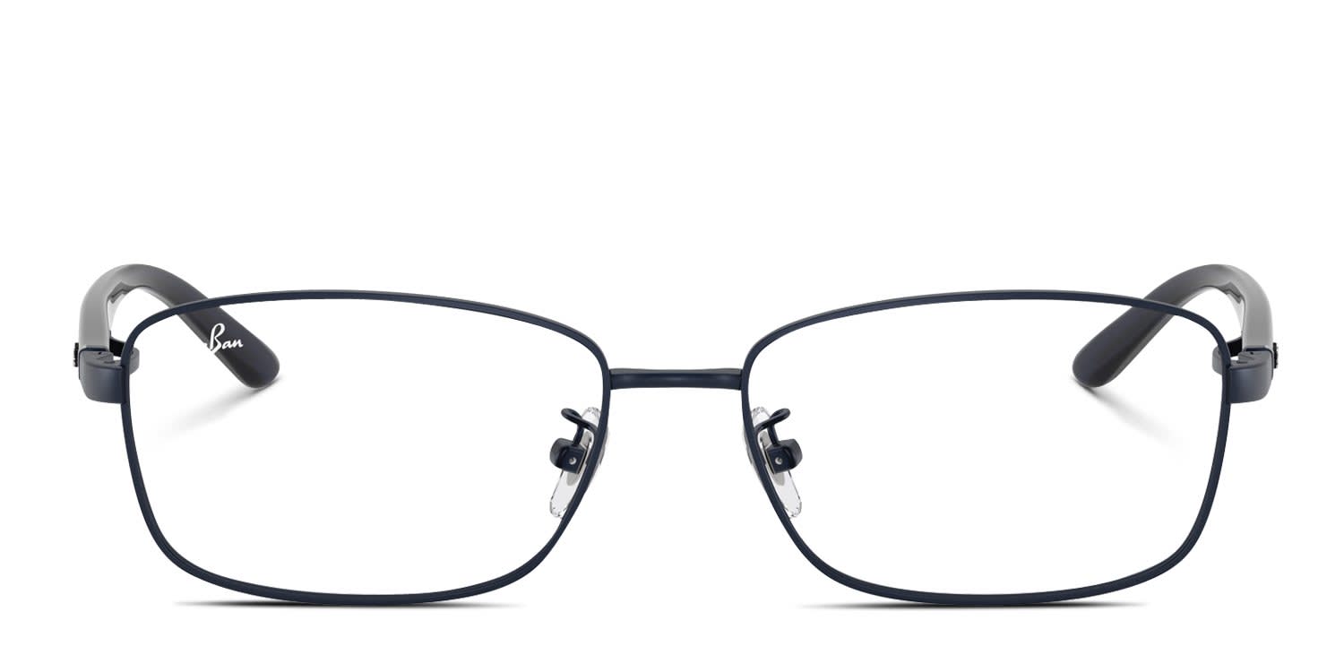 Ray-Ban RX6527D Blue glasses - Blue - Frontal View
