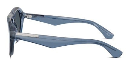 Burberry BE4437U Blue glasses - Blue - Side View