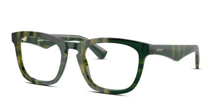 Burberry BE2417 Multicolor, Green glasses - Multicolor / Green - Angle View