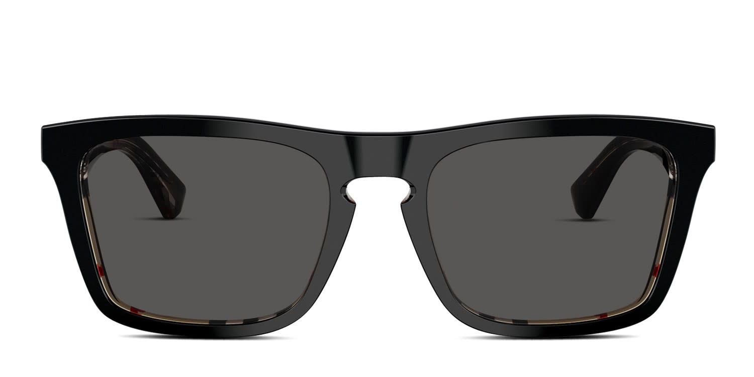 Burberry BE4434 Black glasses - Black - Frontal View