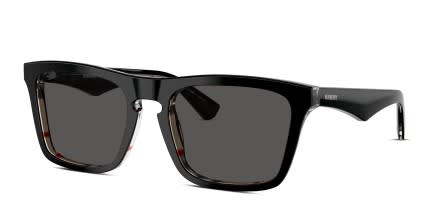 Burberry BE4434 Black glasses - Black - Angle View