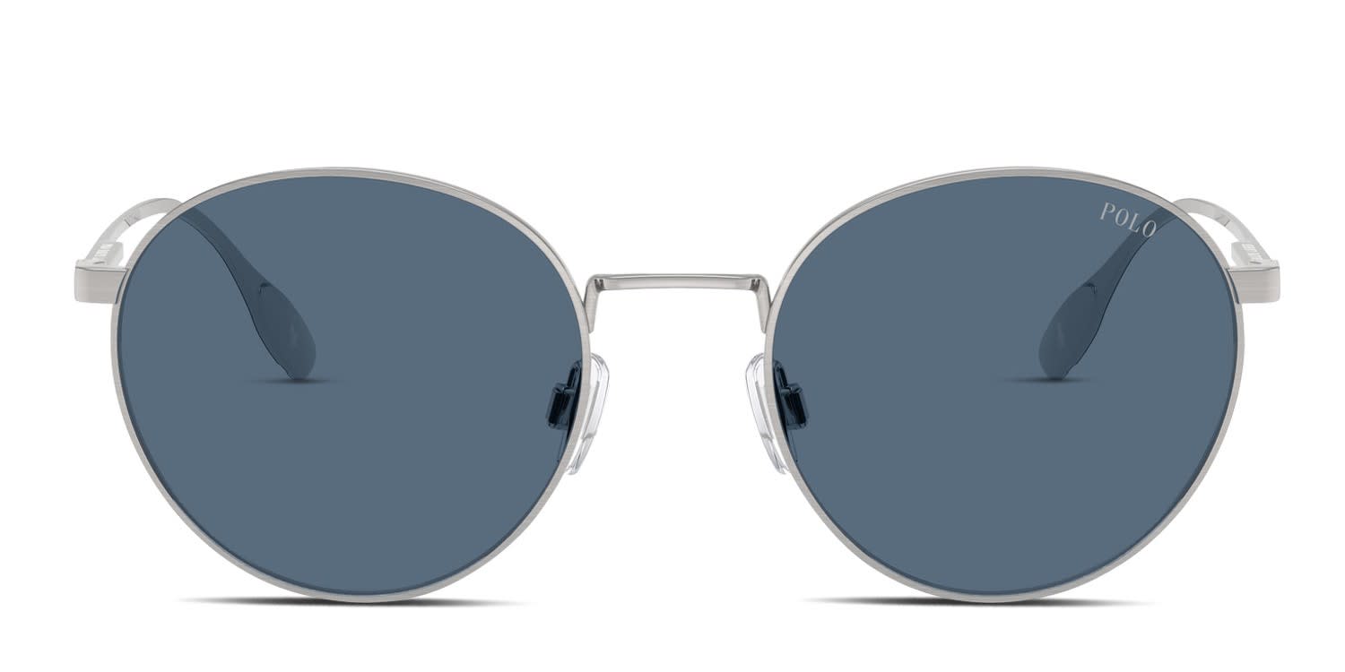 Polo Ralph Lauren PH3158 Silver glasses - Silver / Blue - Frontal View