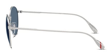 Polo Ralph Lauren PH3158 Silver glasses - Silver / Blue - Side View