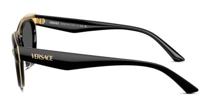 Versace VE2273 Black glasses - Black / Gray - Side View