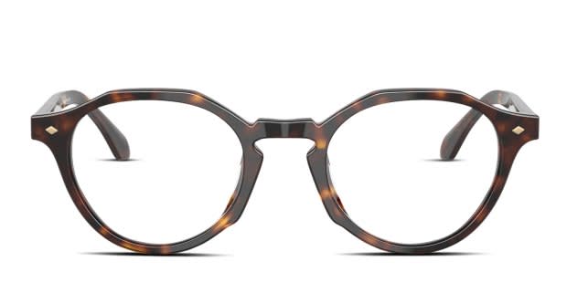 Giorgio Armani Green Tortious Shell Eye Glasses Frames Only Unisex Giorgio Armani AR6068 M (50 - 22) with Green lenses and  main image 3