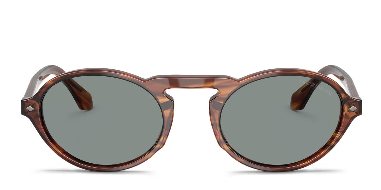 Giorgio Armani AR8219U Multicolor, Brown, Blue glasses - Multicolor / Brown / Blue - Frontal View