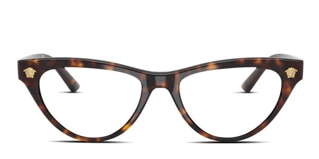 Versace Dark Tortoiseshell Versace VE4361 Biggie M (53 - 18) with Brown lenses and  main image 3