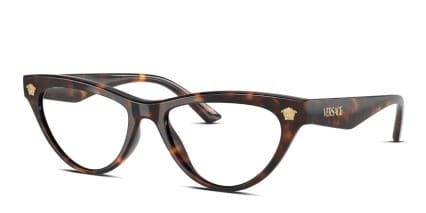 Versace VE3364U Tortoise glasses - Tortoise - Angle View