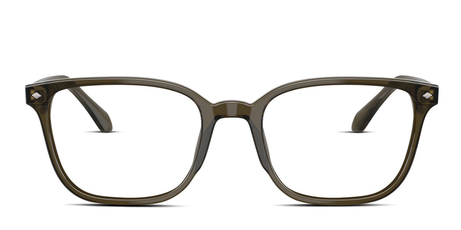 Giorgio Armani AR7265 Clear, Green glasses - Clear / Green - Frontal View