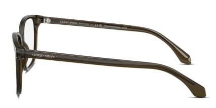 Giorgio Armani AR7265 Clear, Green glasses - Clear / Green - Side View