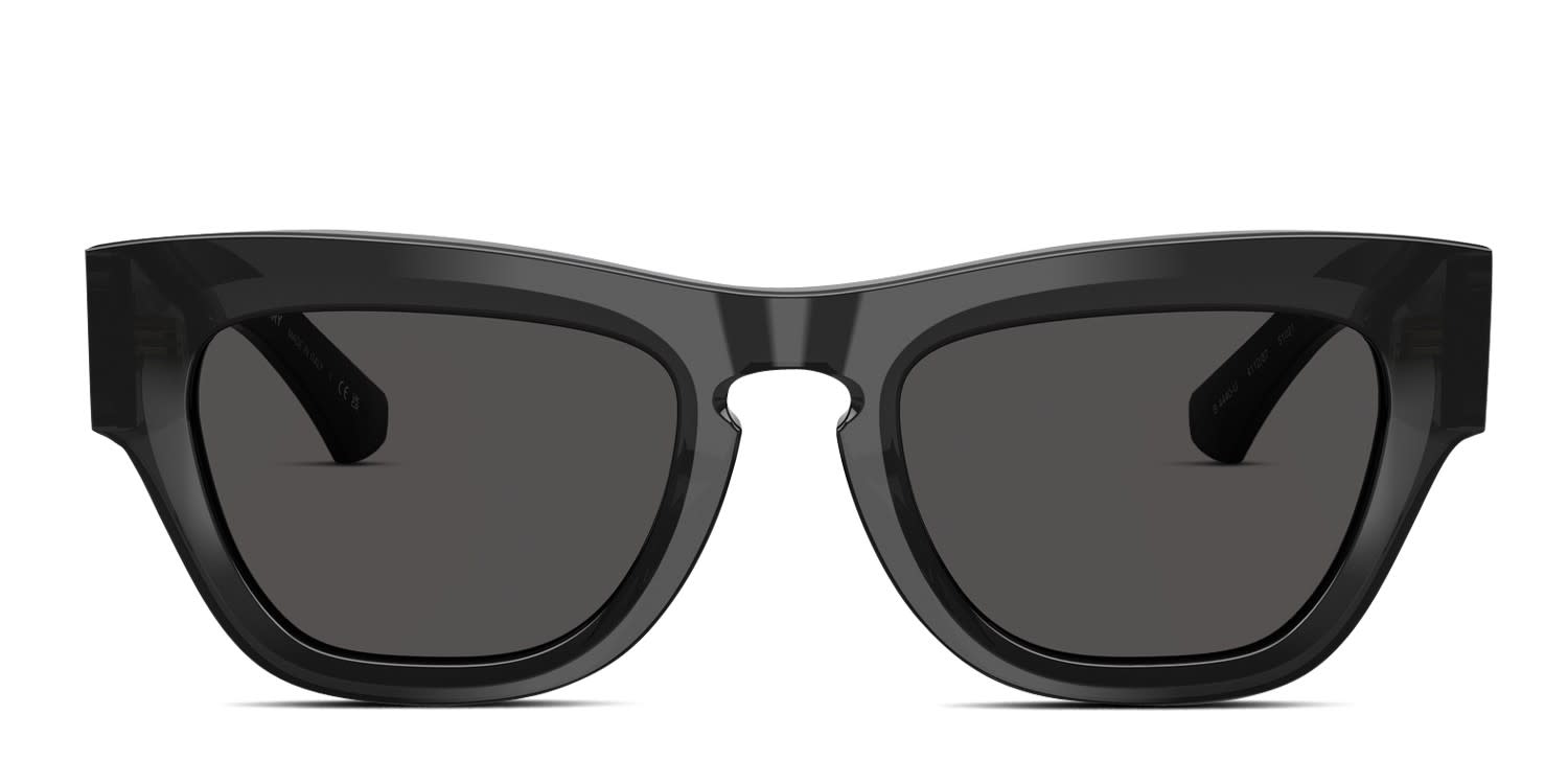 Burberry BE4291 black frame with grey burberry silver gold