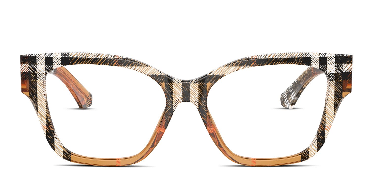 Burberry BE2420 multicolor , brown frame