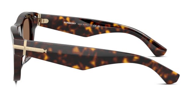 Burberry BE4438U tortoise frame with dark brown lenses  display picture 3