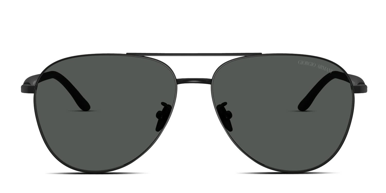 Lacoste L258S Black, Gunmetal Prescription Sunglasses - 50% Off Lenses
