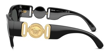 Versace VE4479U Shiny Black glasses - Shiny Black - Side View