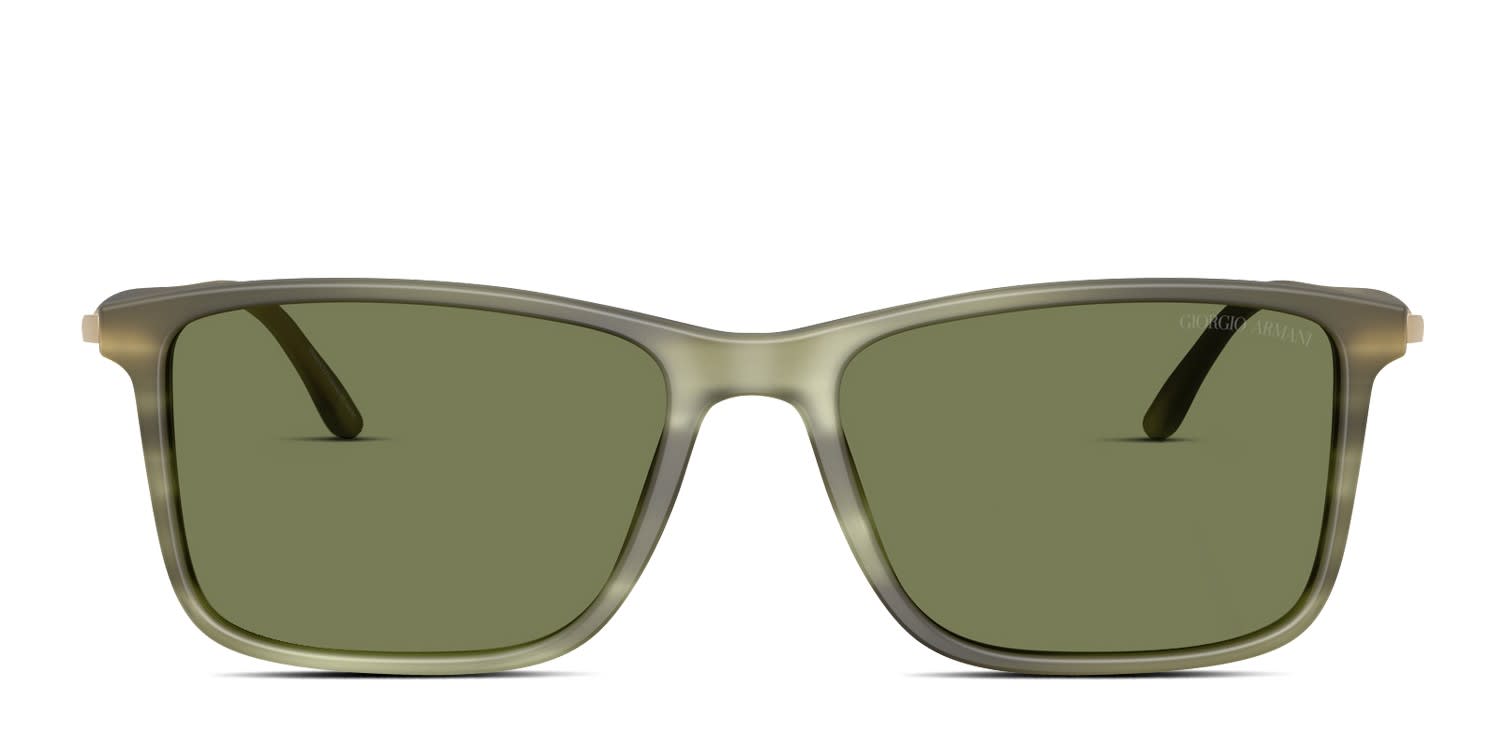 Giorgio Armani AR8218 Multicolor, Green glasses - Multicolor / Green - Frontal View