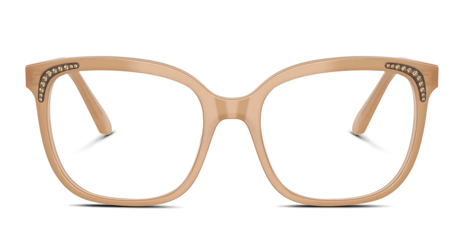 Swarovski SK2033 Beige glasses - Beige - Frontal View