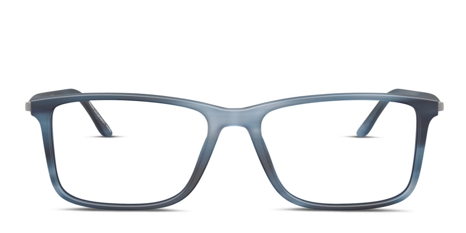 Coach HC6089 Blue/Beige/Glitter Eyeglasses | Includes FREE 