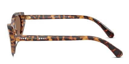 Swarovski SK6030 Tortoise glasses - Tortoise / Brown - Side View