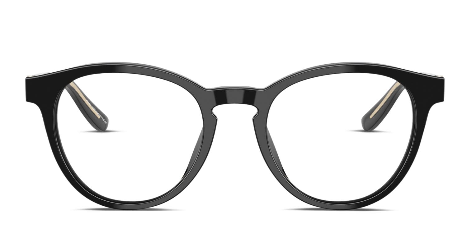 Giorgio Armani AR7266U Black glasses - Black - Frontal View