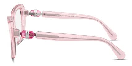 Swarovski SK2035 Clear, Pink glasses - Clear / Pink - Side View