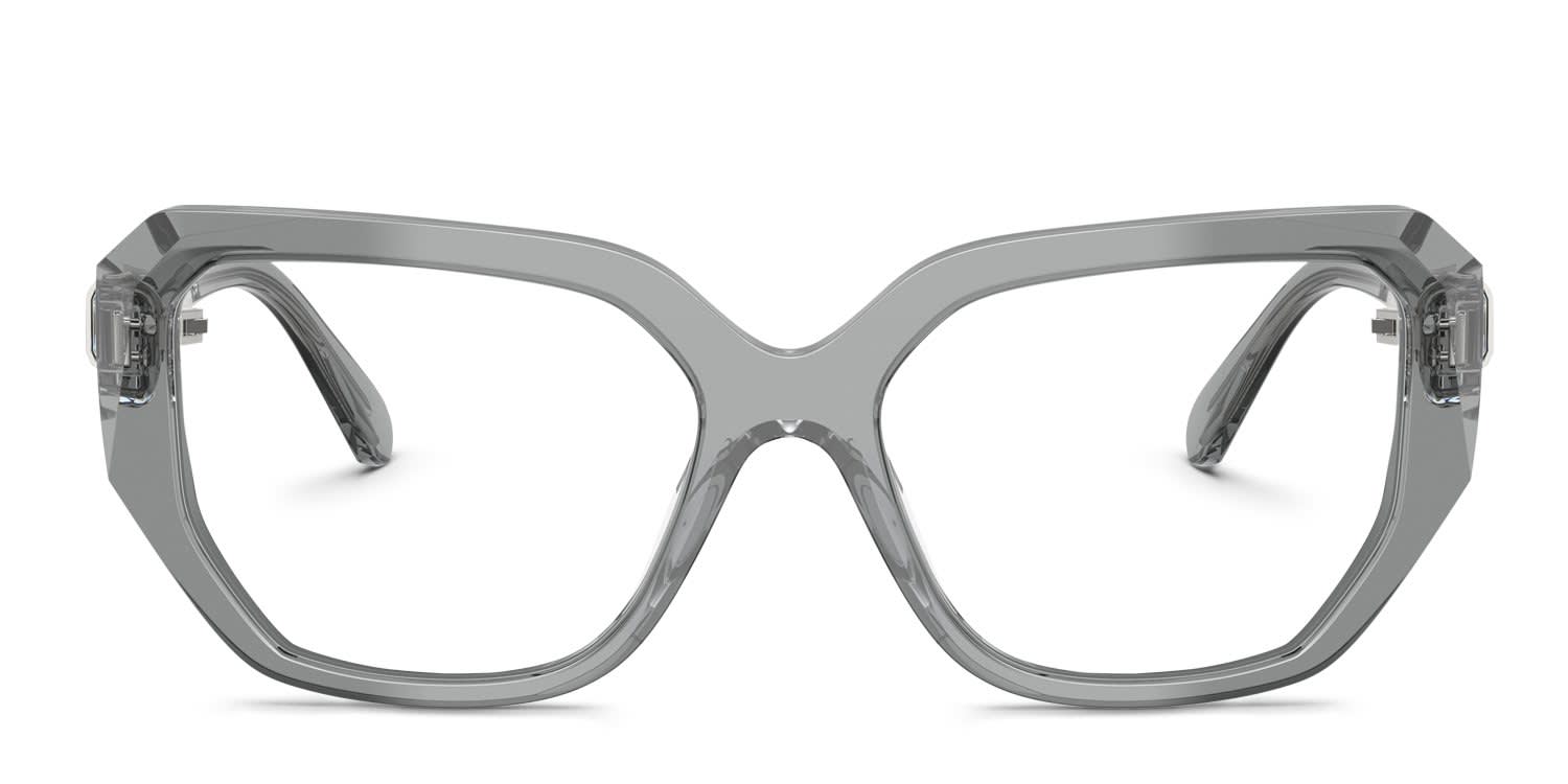 Swarovski SK2035 Clear, Gray glasses - Clear / Gray - Frontal View