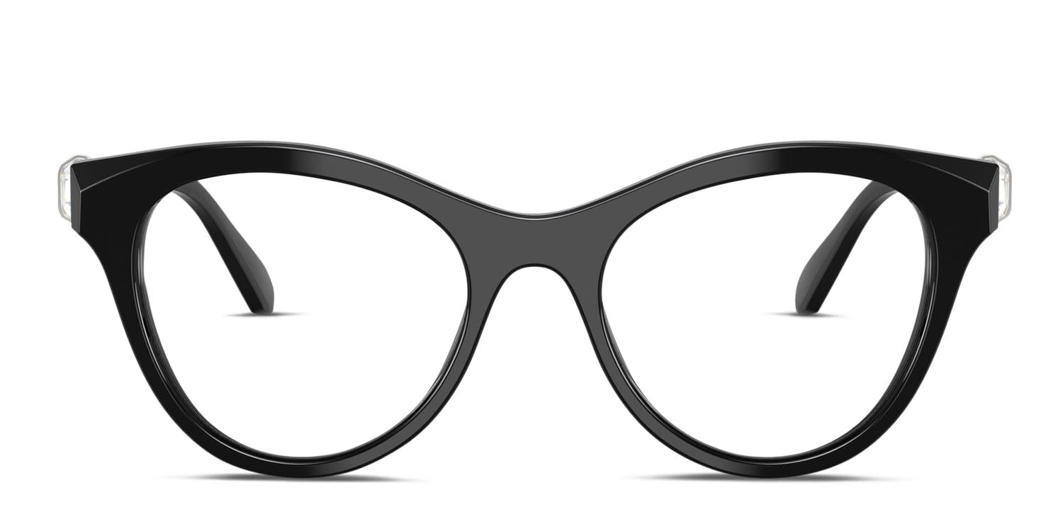 Swarovski SK2036 Black glasses - Black - Frontal View