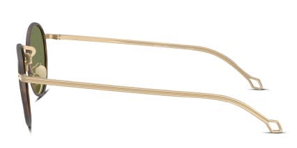Giorgio Armani AR6163J Gold glasses - Gold / Green - Side View