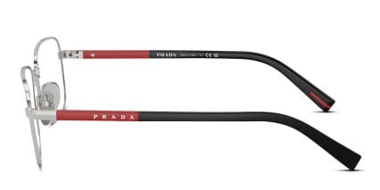 Prada Linea Rossa PS52QV Silver glasses - Silver - Side View