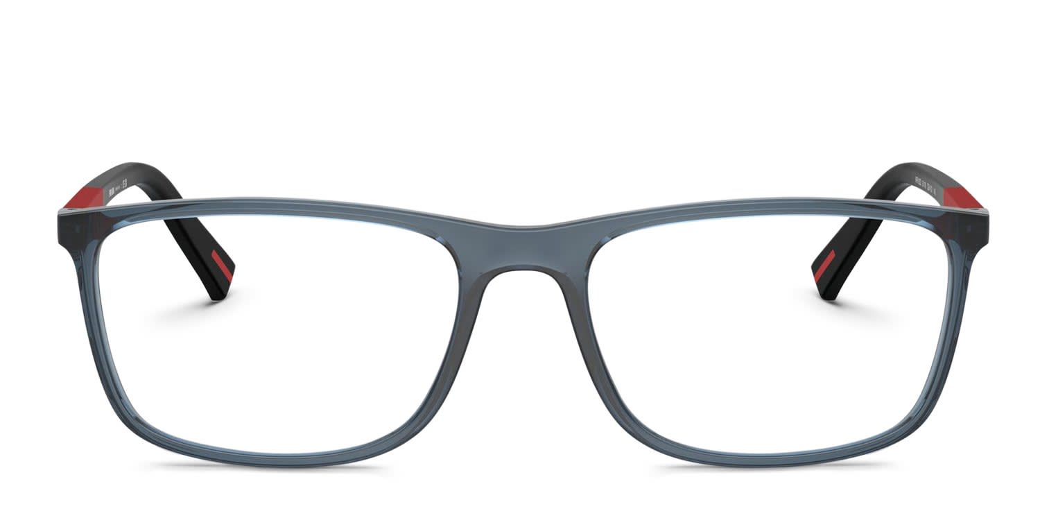 Prada Linea Rossa PS03QV Clear glasses - Clear - Frontal View