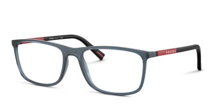 Prada Linea Rossa PS03QV Blue glasses - Blue - Angle View