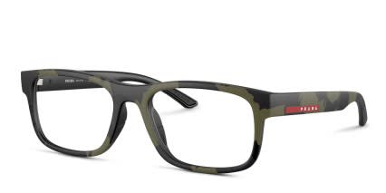 Prada Linea Rossa PS04QV Tortoise, Green glasses - Tortoise / Green - Angle View