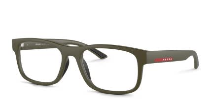 Prada Linea Rossa PS04QV Green glasses - Green - Angle View
