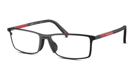 Prada Linea Rossa PS53QV Black glasses - Black - Angle View
