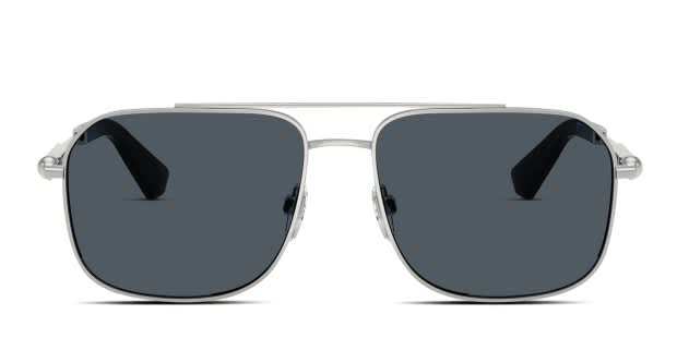 Burberry Silver Frame Sunglasses with Dark Lenses Burberry BE3166 1005/87 Sunglasses - US main image 4