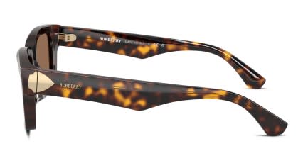 Burberry BE4443 Brown, Tortoise glasses - Brown / Tortoise - Side View