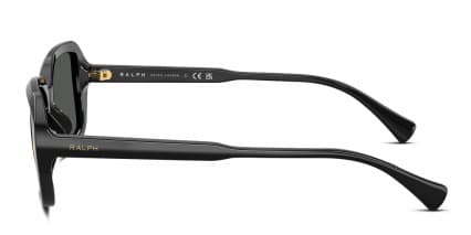 Ralph Lauren RA5325U Black glasses - Black / Gray - Side View