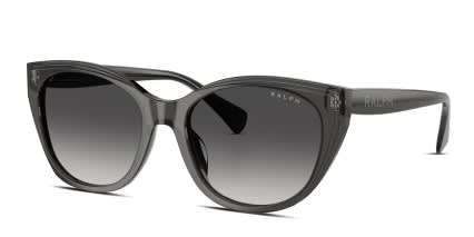 Ralph Lauren RA5324U Clear, Black glasses - Clear / Black / Gray - Angle View