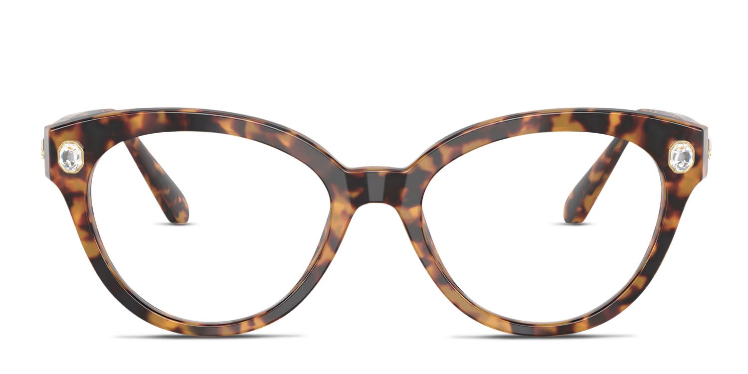 Swarovski SK2037 Tortoise glasses - Tortoise - Frontal View