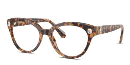 Swarovski SK2037 Tortoise glasses - Tortoise - Angle View