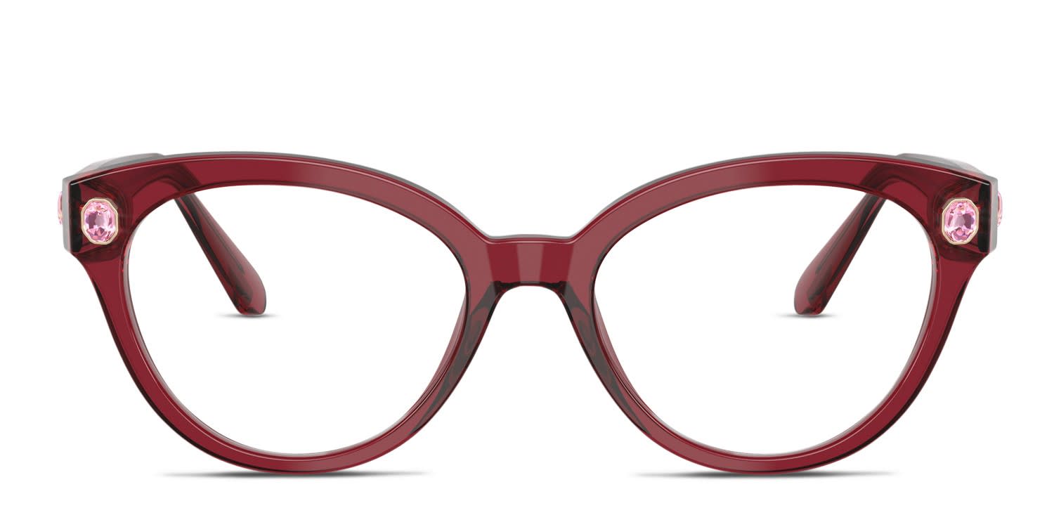 Swarovski SK2037 clear , red frame