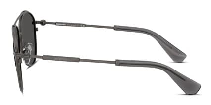 Burberry BE3157 Gray glasses - Gray - Side View
