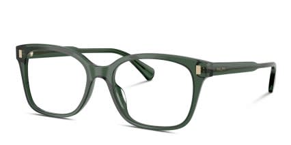 Ralph Lauren RA7174U Clear, Green glasses - Clear / Green - Angle View