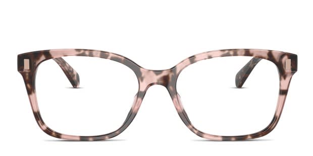 Ralph lauren pink tortoise glasses hot sale