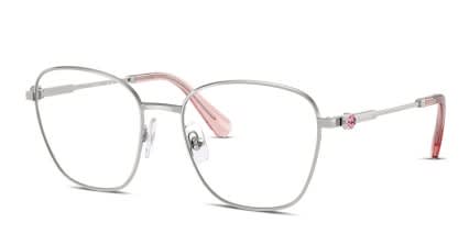 Swarovski SK1019 Silver glasses - Silver - Angle View