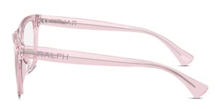 Ralph Lauren RA7170U Clear, Pink glasses - Clear / Pink - Side View