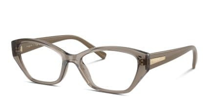 Vogue VO5608 Clear, Brown glasses - Clear / Brown - Angle View
