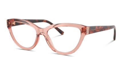 Vogue VO5610B Clear, Pink glasses - Clear / Pink - Angle View