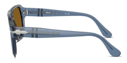 Persol PO3310S Jean Clear, Blue glasses - Clear / Blue / Brown - Side View